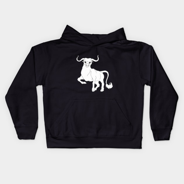 Chinese Zodiac Series - Ox Kids Hoodie by WillowSeeker